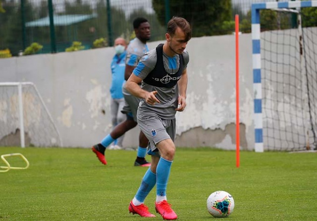 Trabzonspor'da M.Ali Yılmaz tesislerinde çalışmalarını sürdürdü. 21 Mayıs 2020 10