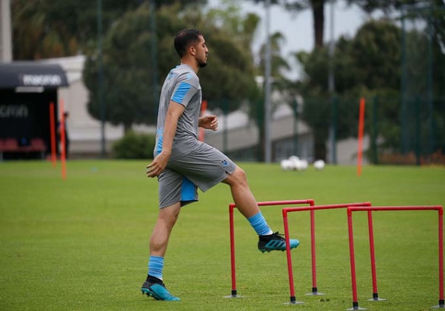 Trabzonspor'da M.Ali Yılmaz tesislerinde çalışmalarını sürdürdü. 21 Mayıs 2020 14