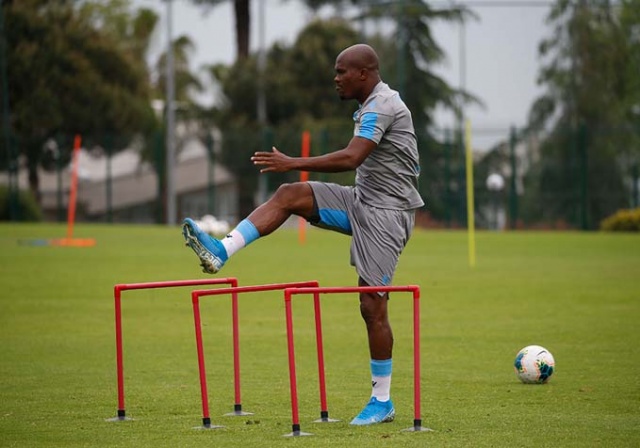 Trabzonspor'da M.Ali Yılmaz tesislerinde çalışmalarını sürdürdü. 21 Mayıs 2020 16