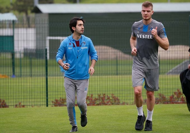 Trabzonspor'da M.Ali Yılmaz tesislerinde çalışmalarını sürdürdü. 21 Mayıs 2020 19