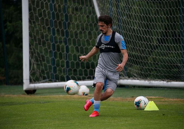 Trabzonspor'da M.Ali Yılmaz tesislerinde çalışmalarını sürdürdü. 21 Mayıs 2020 28