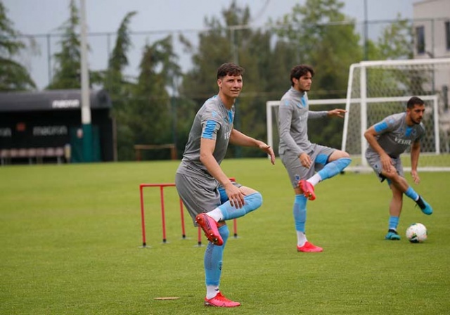 Trabzonspor'da M.Ali Yılmaz tesislerinde çalışmalarını sürdürdü. 21 Mayıs 2020 9