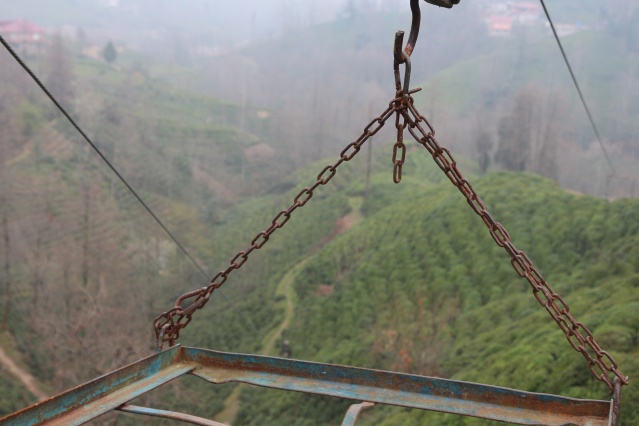 Doğu Karadeniz'de ilkel teleferik tehlikesi sürüyor 7