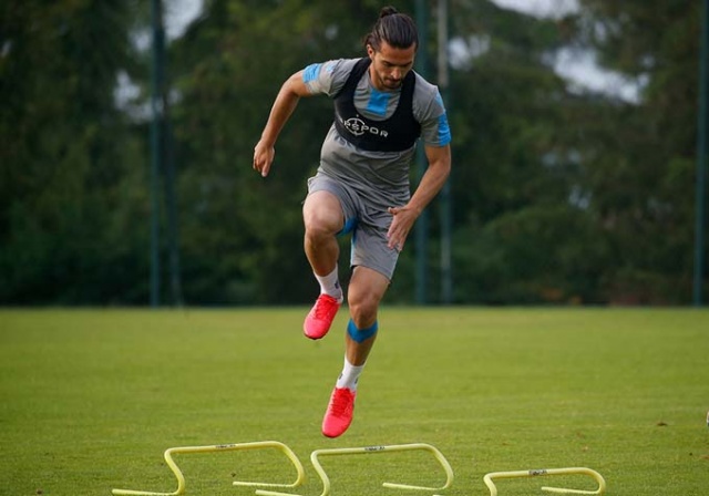 Trabzonspor Hüseyin Cimşir yönetiminde taktik çalışması yaptı. 12