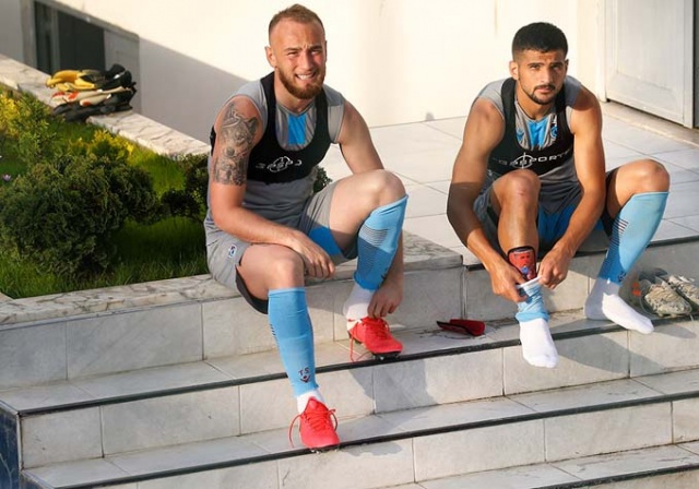 Trabzonspor Hüseyin Cimşir yönetiminde taktik çalışması yaptı. 4