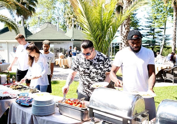 Trabzonspor'da moral yemeği 6