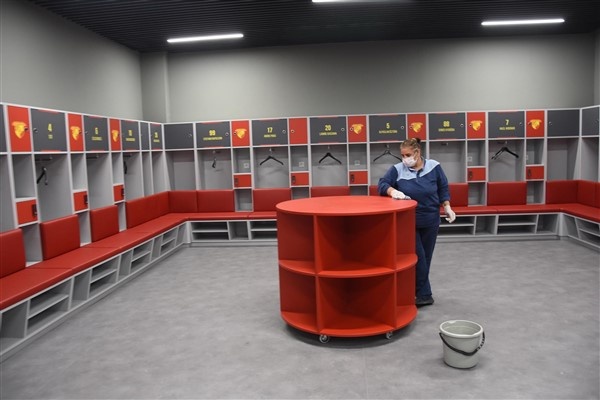 Trabzonspor maçı için stadı böyle hazırladılar 5