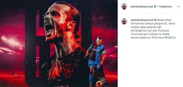 Trabzonsporlu oyuncular sevinçlerini böyle paylaştılar 3