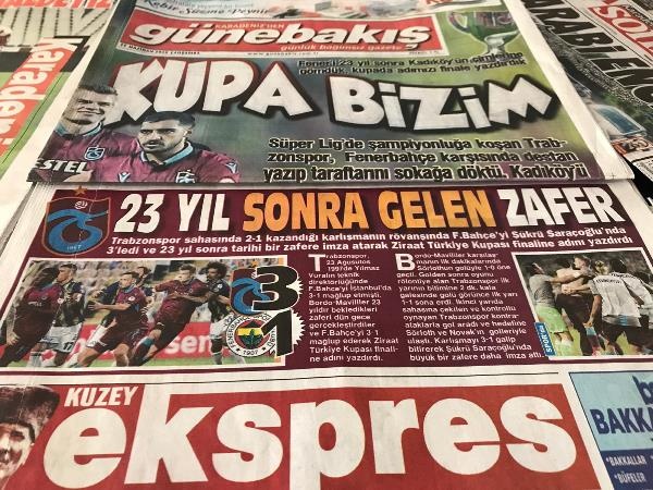 Trabzon yerel basınında Fenerbahçe galibiyetinin yankıları 3