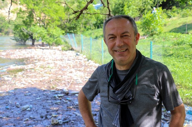 Baraj gölü çöplüğe döndü 2