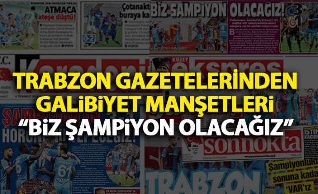 Trabzon Gazeteleri’nde Galatasaray Deplasman Zaferi Coşkuyla Yansıdı 1