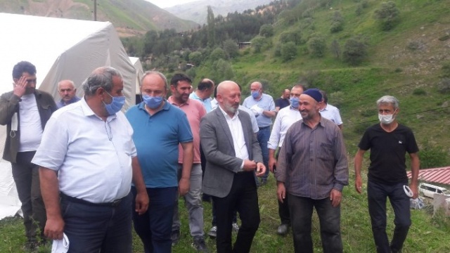 Dokumacılar köyünde çıkan yangının ardından yaralar sarılmaya çalışılıyor 1