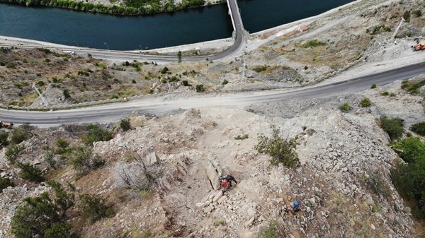 Görenler heyelan sandı ama bakın ne yapıyorlar 5