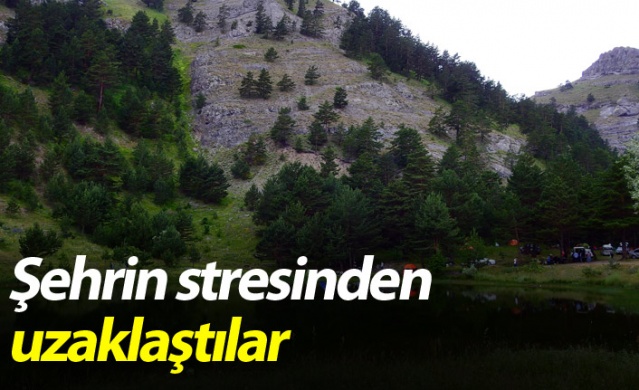 Şehrin stresinden uzaklaştılar 1