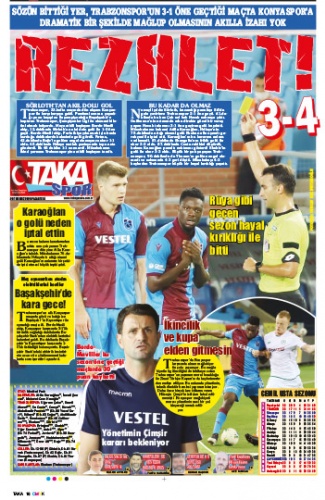 Trabzon Gazeteleri'nde hayal kırıklığı hakim: Rezalet! 4