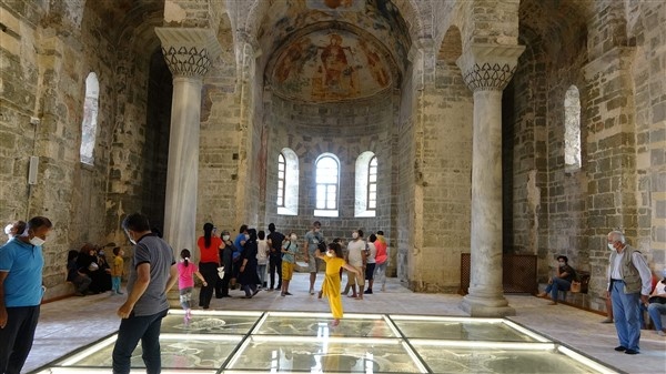 Trabzon'da Ayasofya Cami ziyaretci akınına uğruyor 5