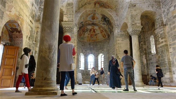Trabzon'da Ayasofya Cami ziyaretci akınına uğruyor 6