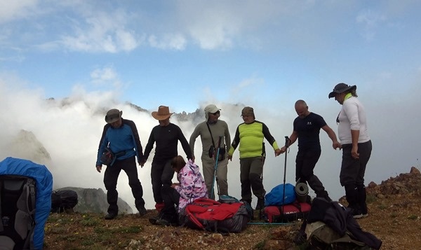 Adana'dan gelip, Kaçkar Dağı zirvesine tırmandılar 15