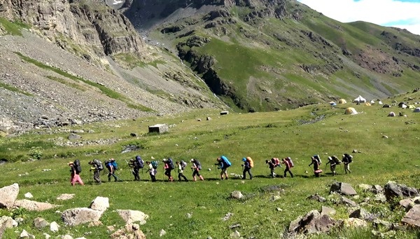 Adana'dan gelip, Kaçkar Dağı zirvesine tırmandılar 10