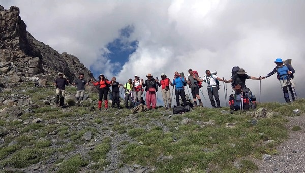 Adana'dan gelip, Kaçkar Dağı zirvesine tırmandılar 12