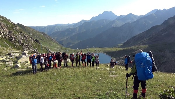 Adana'dan gelip, Kaçkar Dağı zirvesine tırmandılar 4