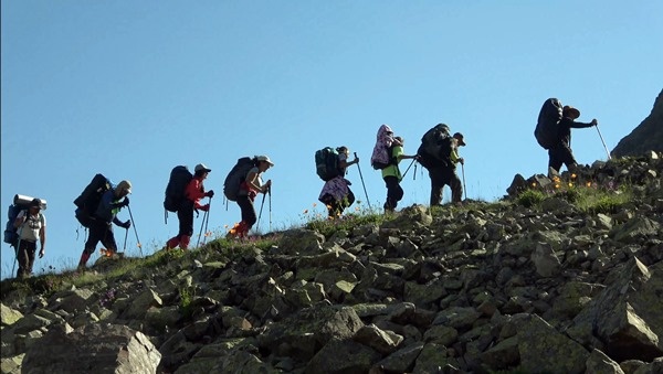 Adana'dan gelip, Kaçkar Dağı zirvesine tırmandılar 5