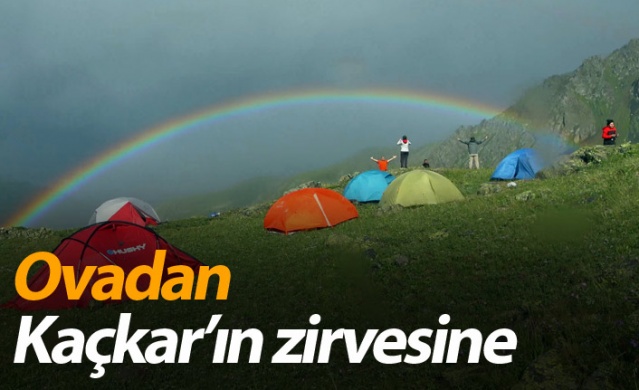 Adana'dan gelip, Kaçkar Dağı zirvesine tırmandılar 1