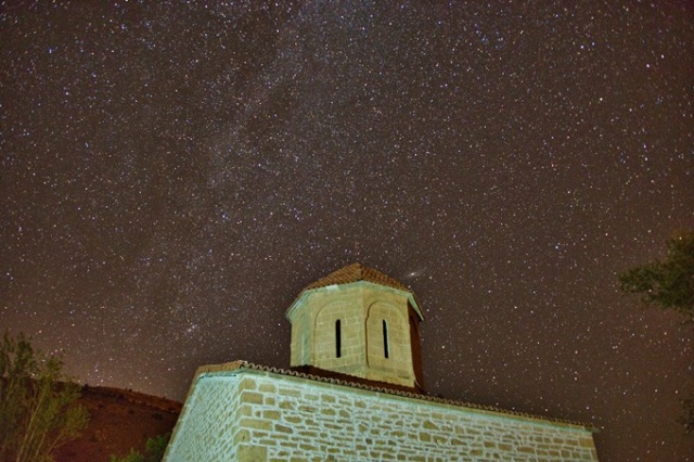 Meteor yağmurunu tarihi yapıda izlediler 6