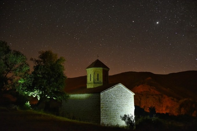 Meteor yağmurunu tarihi yapıda izlediler 2