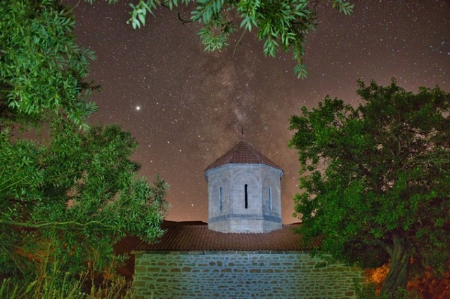 Meteor yağmurunu tarihi yapıda izlediler 5