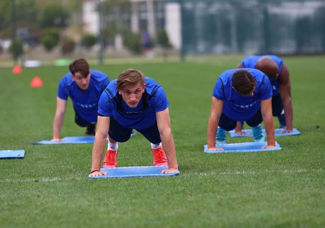 Trabzonspor Eddie Newton yönetimindehazırlıklarını sürdürüyor. 18 Ağustos 2020 16
