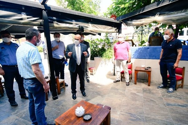 Trabzon’da koronavirüs denetimi! Bütün protokol sahada 4