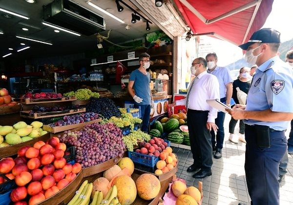 Trabzon’da koronavirüs denetimi! Bütün protokol sahada 10