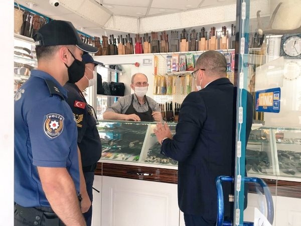 Trabzon’da koronavirüs denetimi! Bütün protokol sahada 21