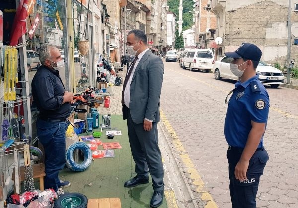 Trabzon’da koronavirüs denetimi! Bütün protokol sahada 33