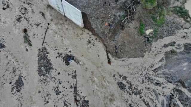 Giresun'da 5'i jandarma 6 kişinin kaybolduğu yer görüntülendi. Foto Haber. 11