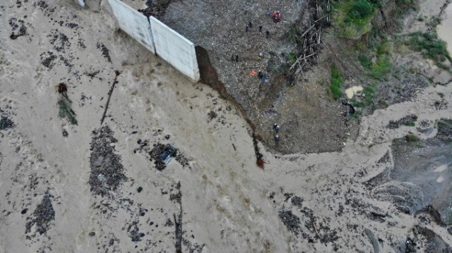 Giresun'da 5'i jandarma 6 kişinin kaybolduğu yer görüntülendi. Foto Haber. 12