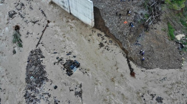 Giresun'da 5'i jandarma 6 kişinin kaybolduğu yer görüntülendi. Foto Haber. 5