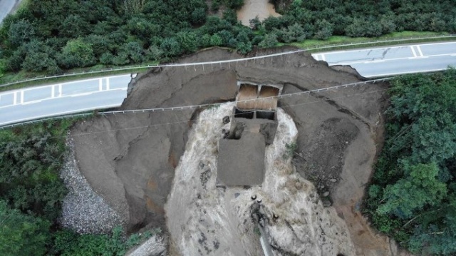 Giresun'da 5'i jandarma 6 kişinin kaybolduğu yer görüntülendi. Foto Haber. 7