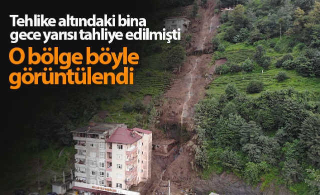 Tehlike altındaki binalar gece yarısı boşaltılmıştı, işte o bölgenin durumu 1