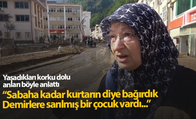 Yaşadıkları korku dolu anları anlattılar: Sabah kadar kurtarın bizi diye bağırdık 1