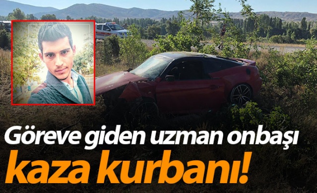 Gümüşhane'de göreve giden uzman çavuş kaza kurbanı! Şarampole yuvarlandı 1