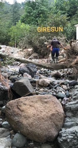 Trabzon TTAKE Giresun’da kurtarma çalışmalarına katılıyor.  27 Ağustos 2020 9