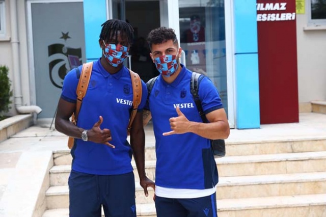 Trabzonspor'a Samsun'da coşkulu karşılama 6