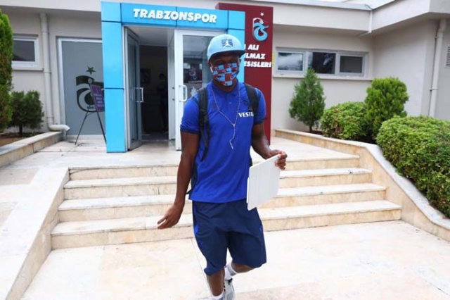 Trabzonspor'a Samsun'da coşkulu karşılama 13