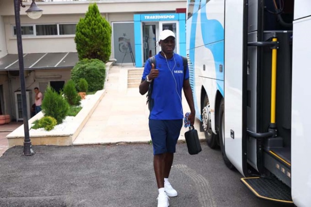 Trabzonspor'a Samsun'da coşkulu karşılama 8