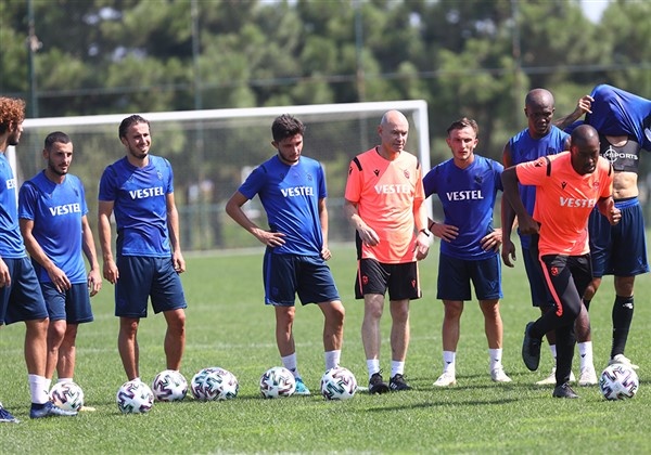 Trabzonspor'da Eddie Newton  hazırlıklar sürüyor. 1 Eylül 2020 3