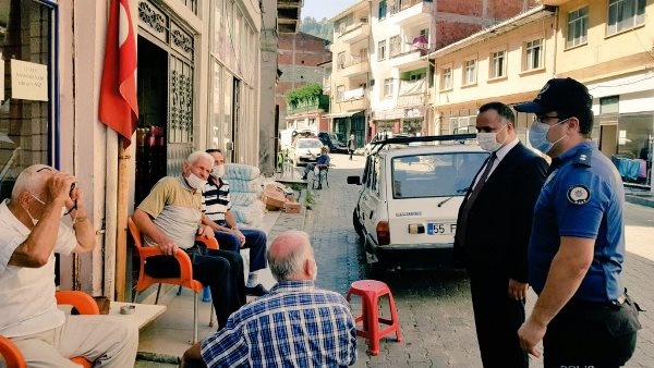 Trabzon’da 18 ilçede eş zamanlı Koronavirüs denetimi 55