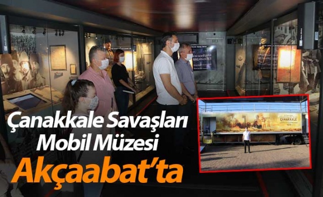 Çanakkale Savaşları Mobil Müzesi Akçaabat'ta 1