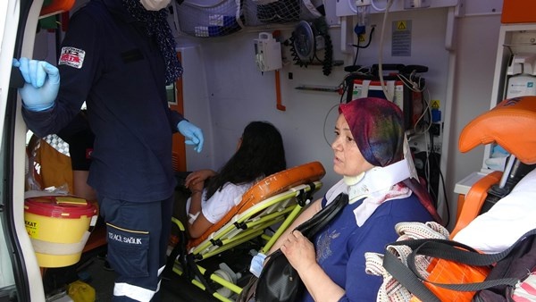 Samsun'da izin dönüşü kaza! 35 metre takla attı 4